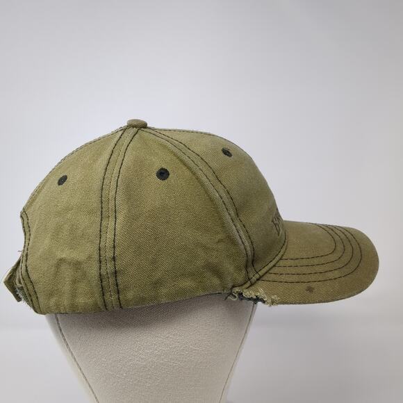 Browning Strapback Baseball Hat Green One Size Embroidered Outdoor - Picture 5 of 10